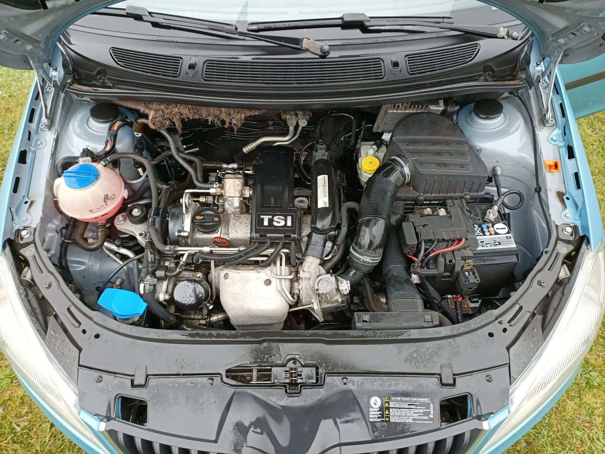 engine unprotected pillar 1.2 TSI CBZ AUDI SKODA SEAT VW 04-15