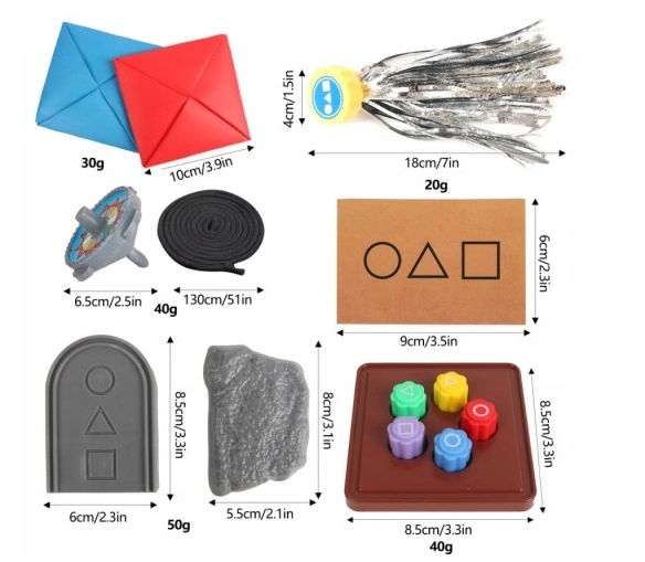KOŚCI KOSTKI GONGGI GONGI CONGGI GONG-GI GRA SQUID GAME ZESTAW DDAKJI EAN (GTIN) 6977652562320