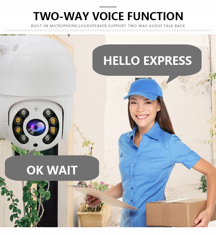 KAMERA ZEWNĘTRZNA OBROTOWA IP WIFI Full HD 4x ZOOM Model N8-200W-IR