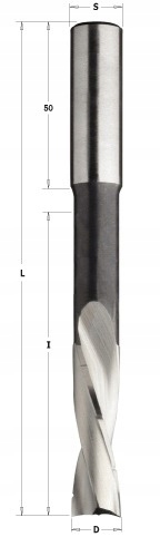 Cmt 161.120.31 Fréza spir+lamač Sp D=12 I=90 L=150 S=16x50 Rh Z=2