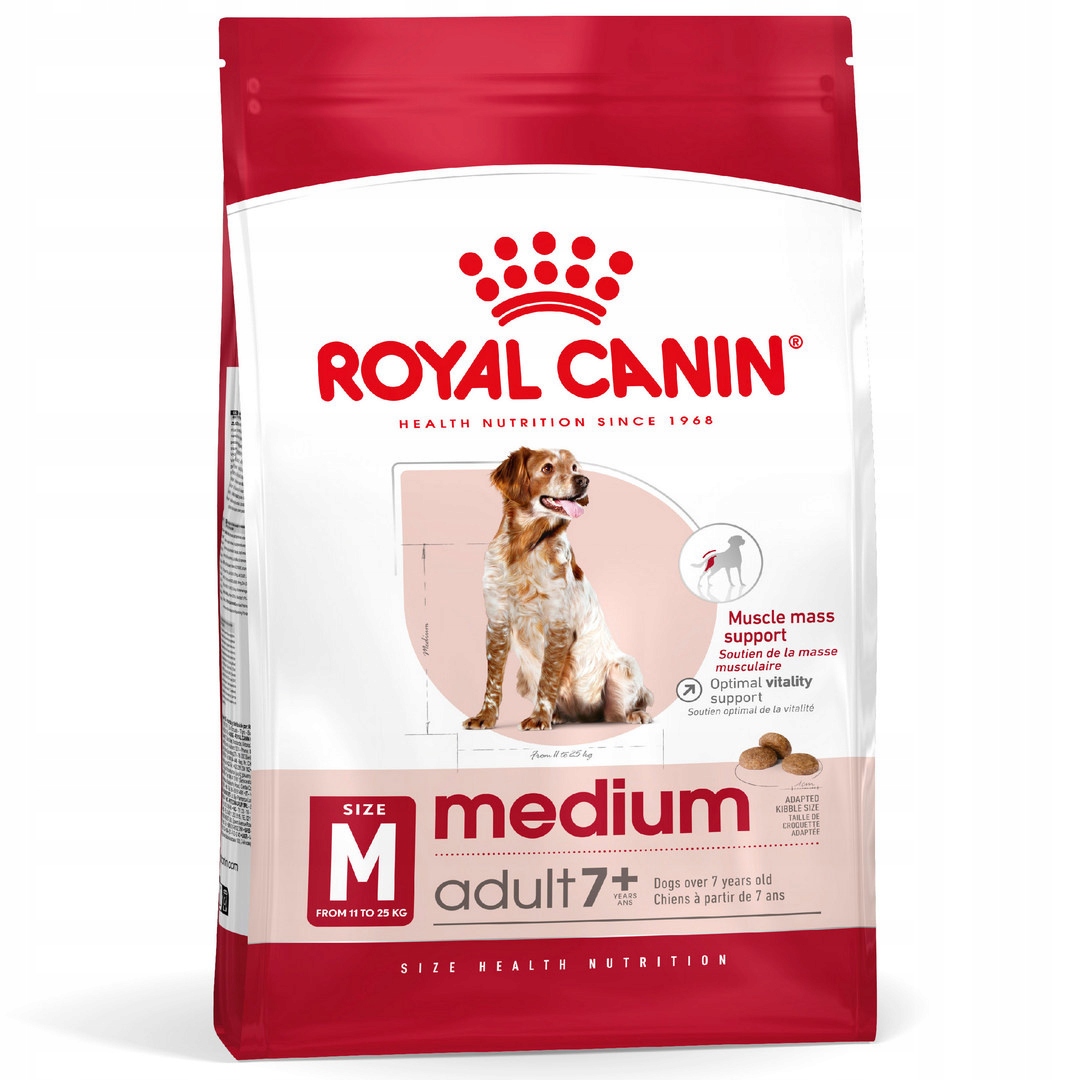 Levně Royal Canin Medium Adult 7+ 15 kg Krmivo pro středně velké starší psy