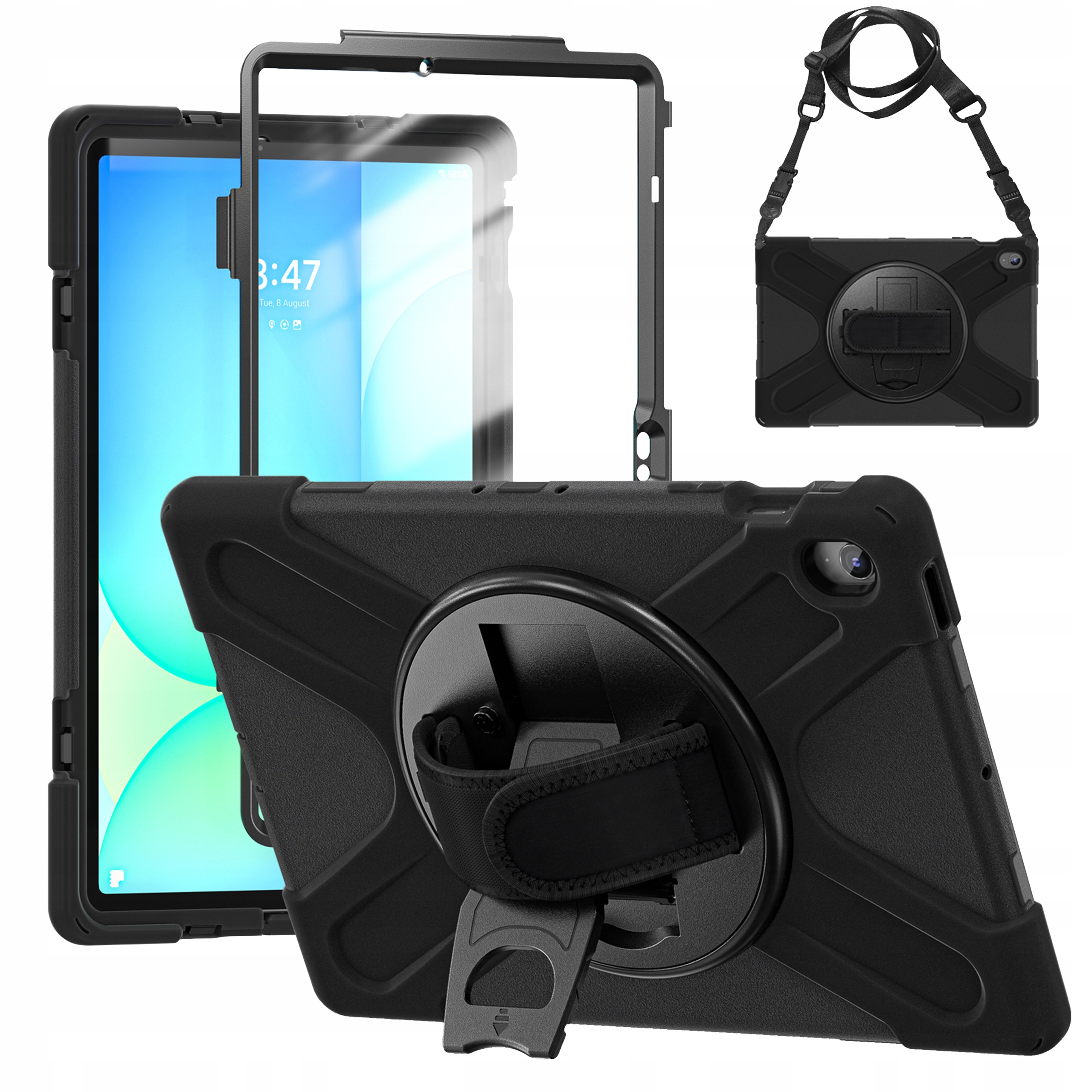 Pouzdro pro Samsung Galaxy Tab S10 Fe Plus S10 Fe+ 13.1" pancéřové s úchytem