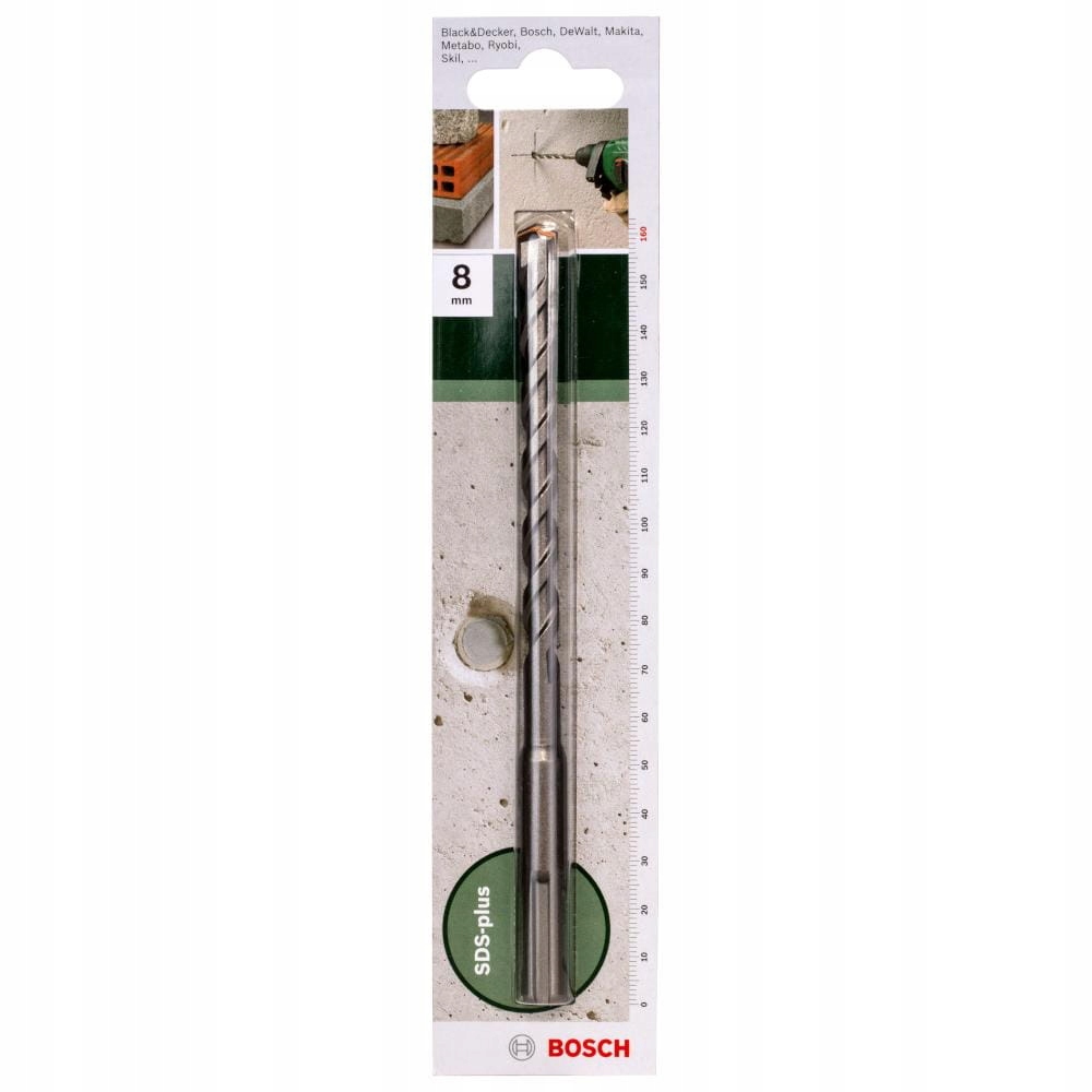 Wiertło Bosch do betonu SDS-Plus 8,0x100x160
