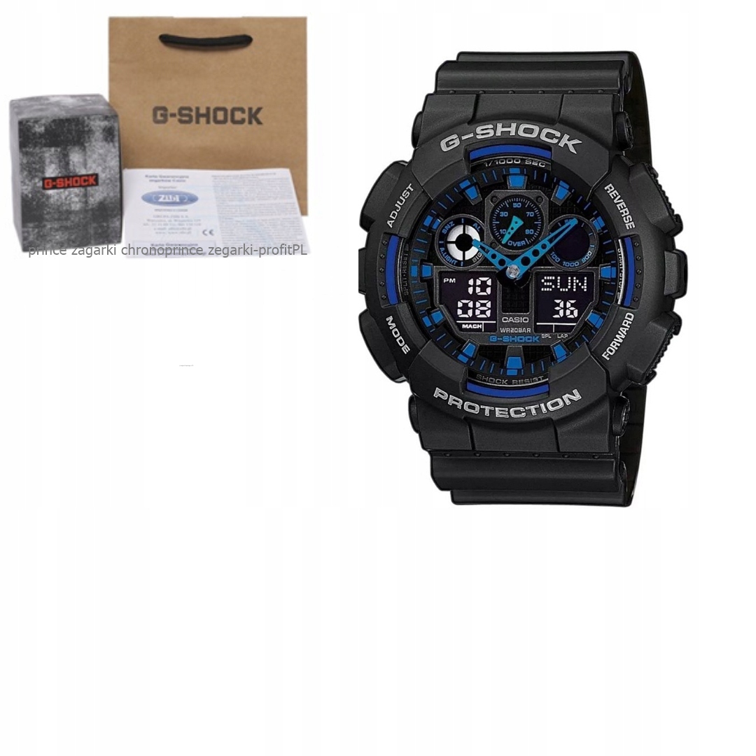 Zegarek Casio G-shock Ga-100 - Niska cena na Allegro