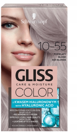 

Gliss Color Farba 10-55 Popielaty Blond