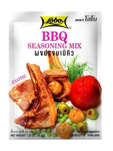 Levně 5 x marináda na žebírka barbecue směs koření na grilováníexotic lobo 35 g