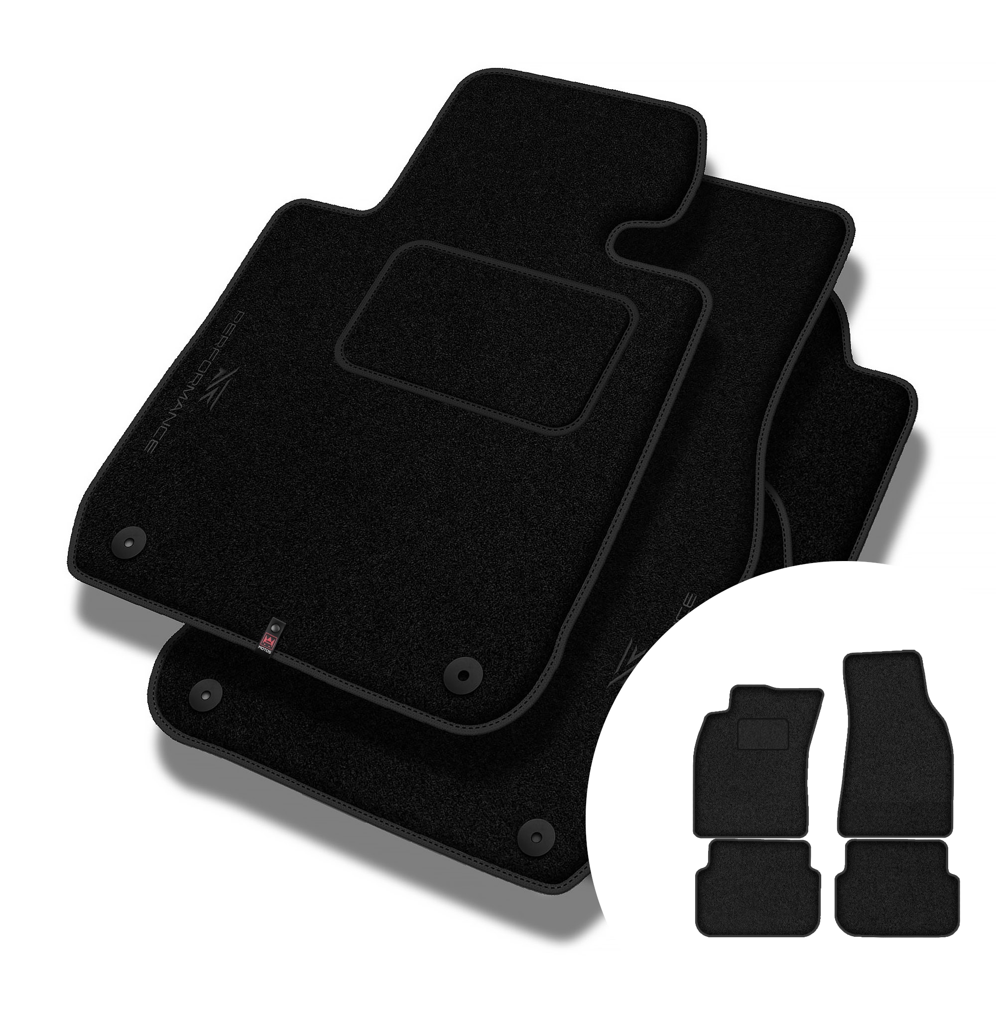 Velurové koberce Performance pro Audi A6 C6 2004-2011