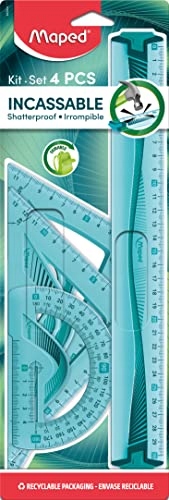 ZESTAW DO RYSOWANIA MAPED 4 ELEMENTY NIEBIESKI Płeć chłopcy dziewczynki