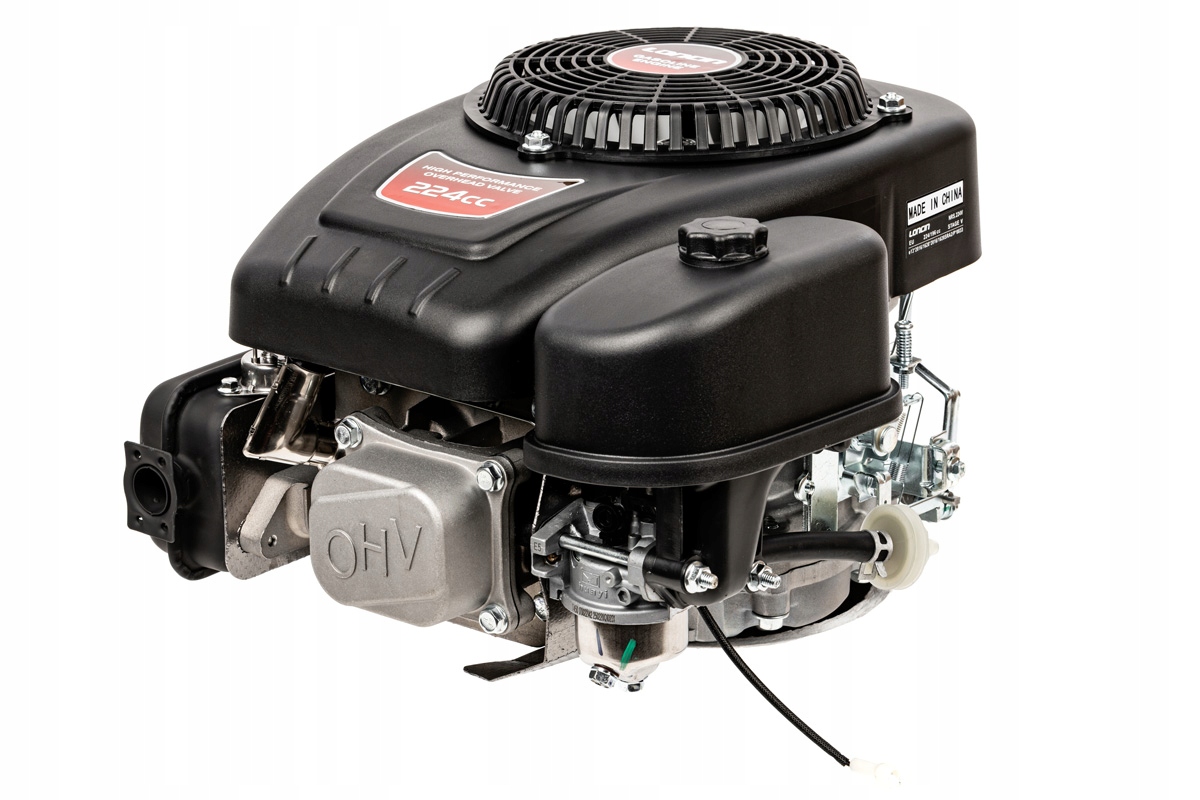 Silnik Loncin LC1P75F-D 224 cm3 Wał Pionowy 22,2 mm 80 mm Rozruch El.
