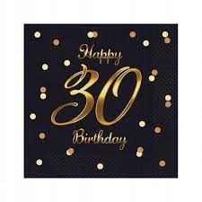 

Serwetki Papierowe 30 Happy Birthday 33X33 20SZT