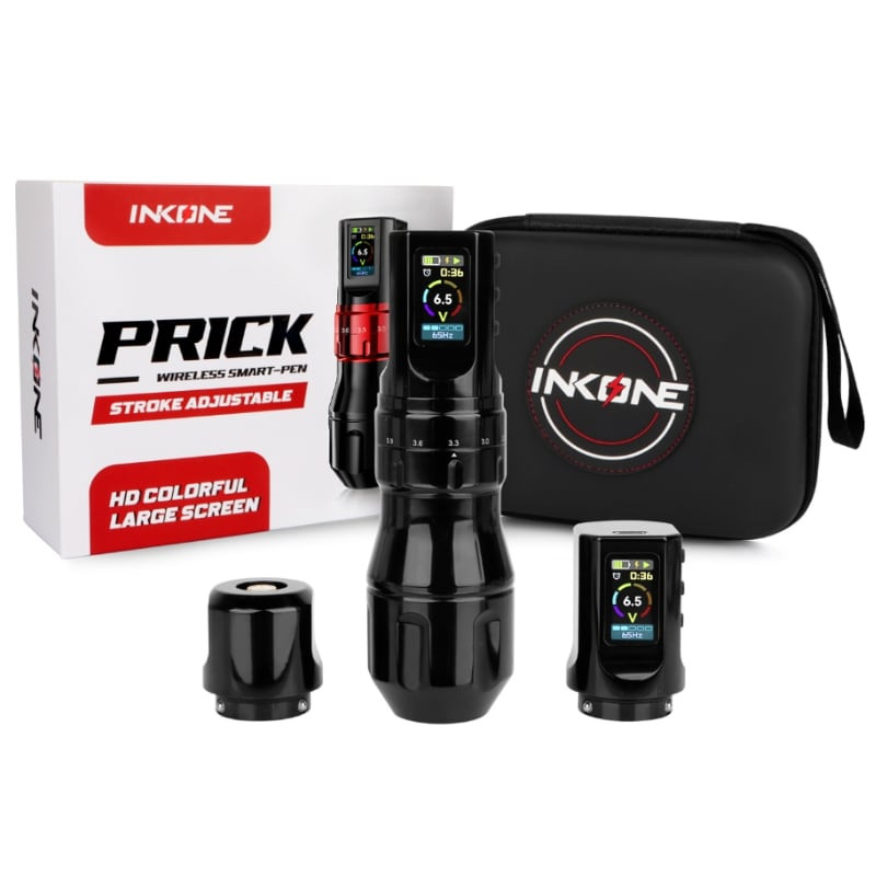 Inkone Bezdrátové Tetovací Pero 2KS Baterie Black