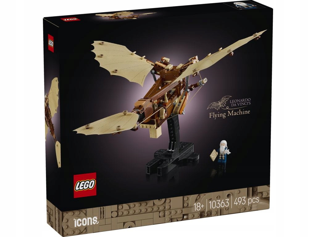 Lego 10363 Icons Létající stroj Leonarda da Vinci