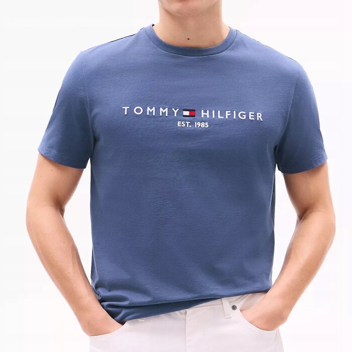 Tričko Tommy Hilfiger bavlněné modré pánské L (nové)