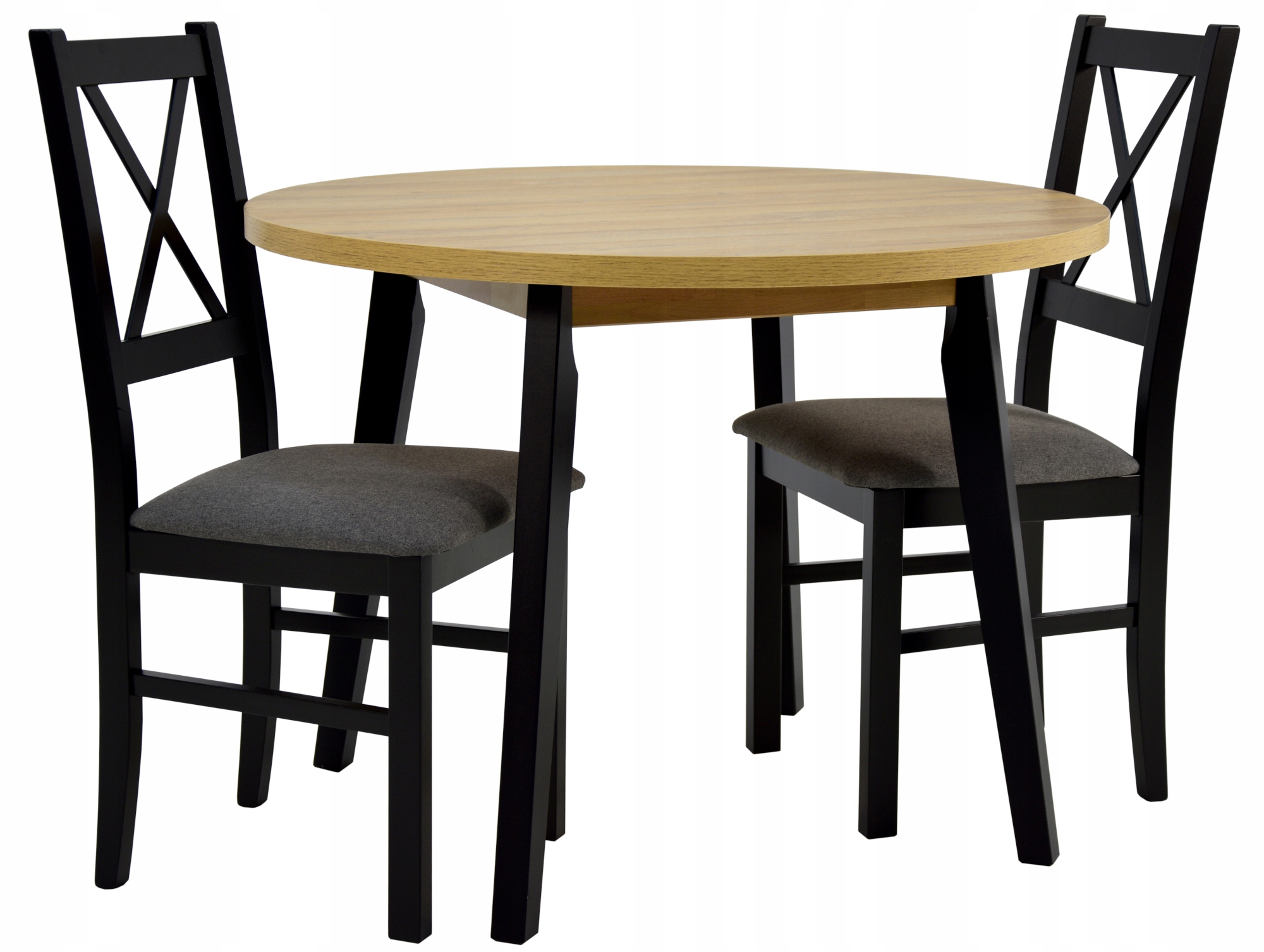 2xkrzesło + stół OKRĄGŁY do kuchni RÓŻNE KOLORY