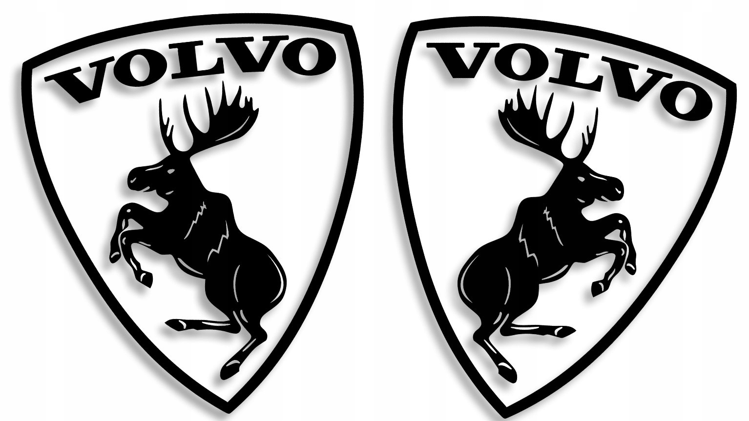 

Komplet Łoś Volvo Hd lewy i prawy czarny