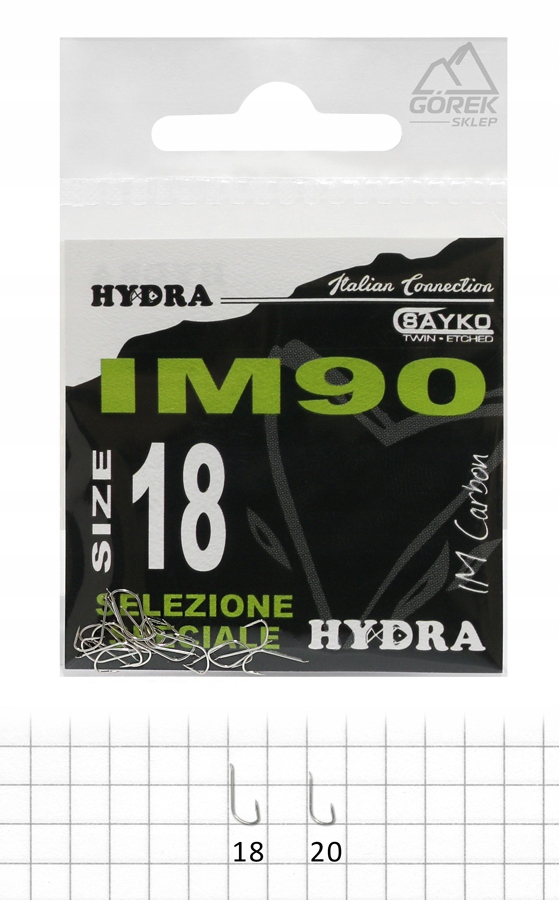 Hydra IM90 r.20 20szt haczyki