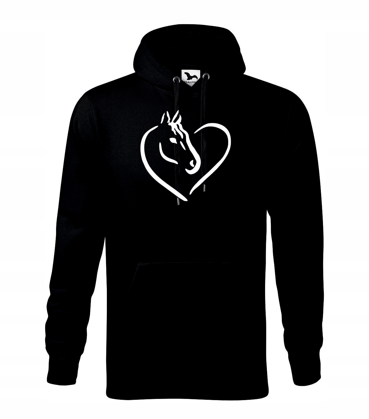 

Bluza z kapturem Love Konie Koń Serce dziecięca