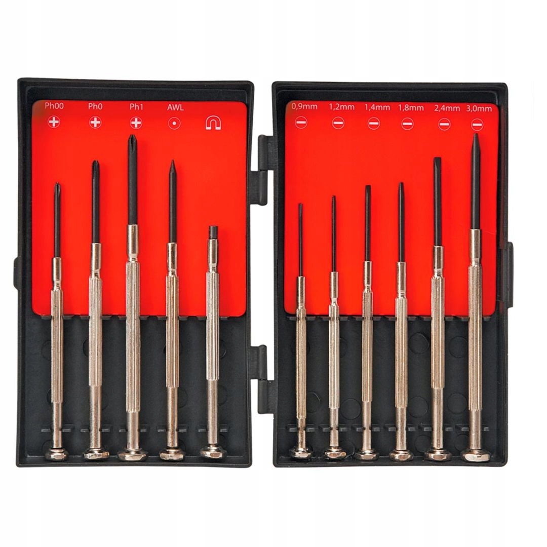 Wkrętaki precyzyjne, 11 szt. TOP TOOLS 39D194