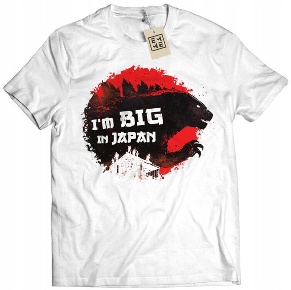 

Koszulka I'm Big in Japan Godzilla biała M