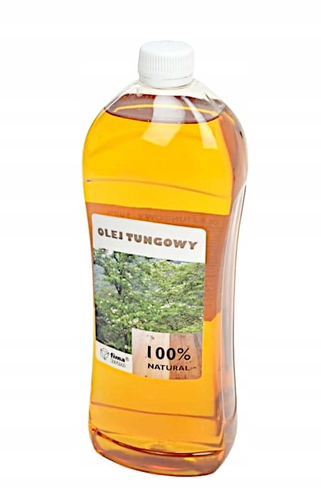 Olej Tungowy bezbarwny 100% naturalny Impregnat do Drewna 1 L