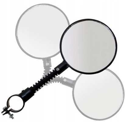 Lusterko rowerowe okrągłe 3'' 8x19,5cm regulowane Marka Inna marka