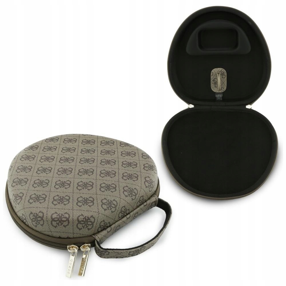 Etui na słuchawki Guess Carry Box brązowe Guess