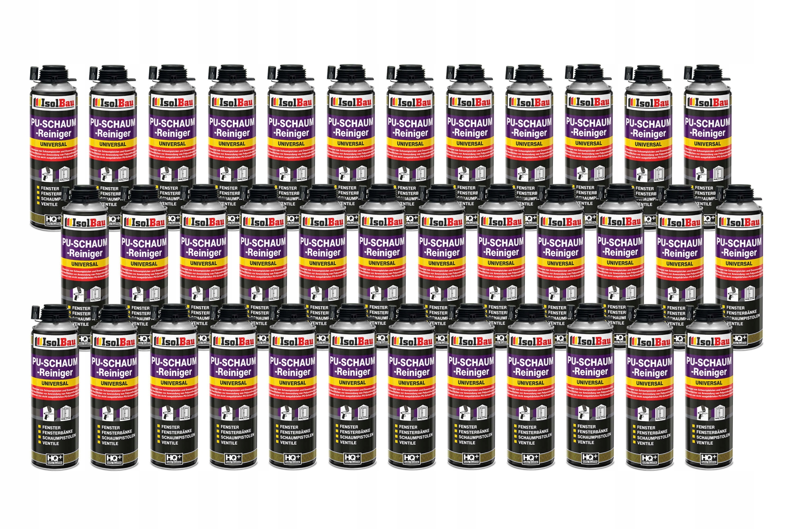Čistič 36 x 500 ml pro montážní pěnu Pistole Pu Natahovací aplikátor