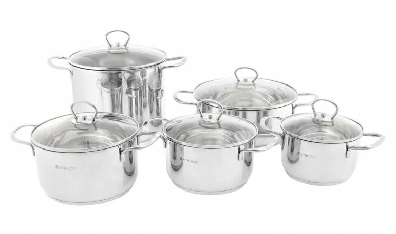 Zestaw garnków Ambition Dallas 68794 10 elementów