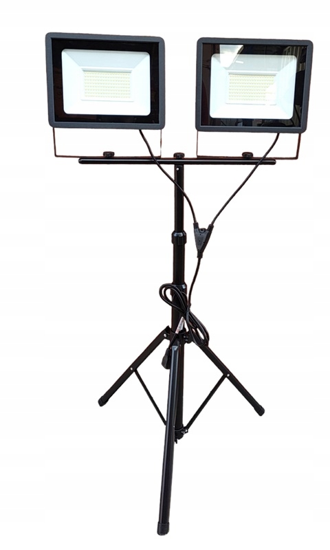 SCHMITH прожектор светодиодная лампа 2X100W штатив черный