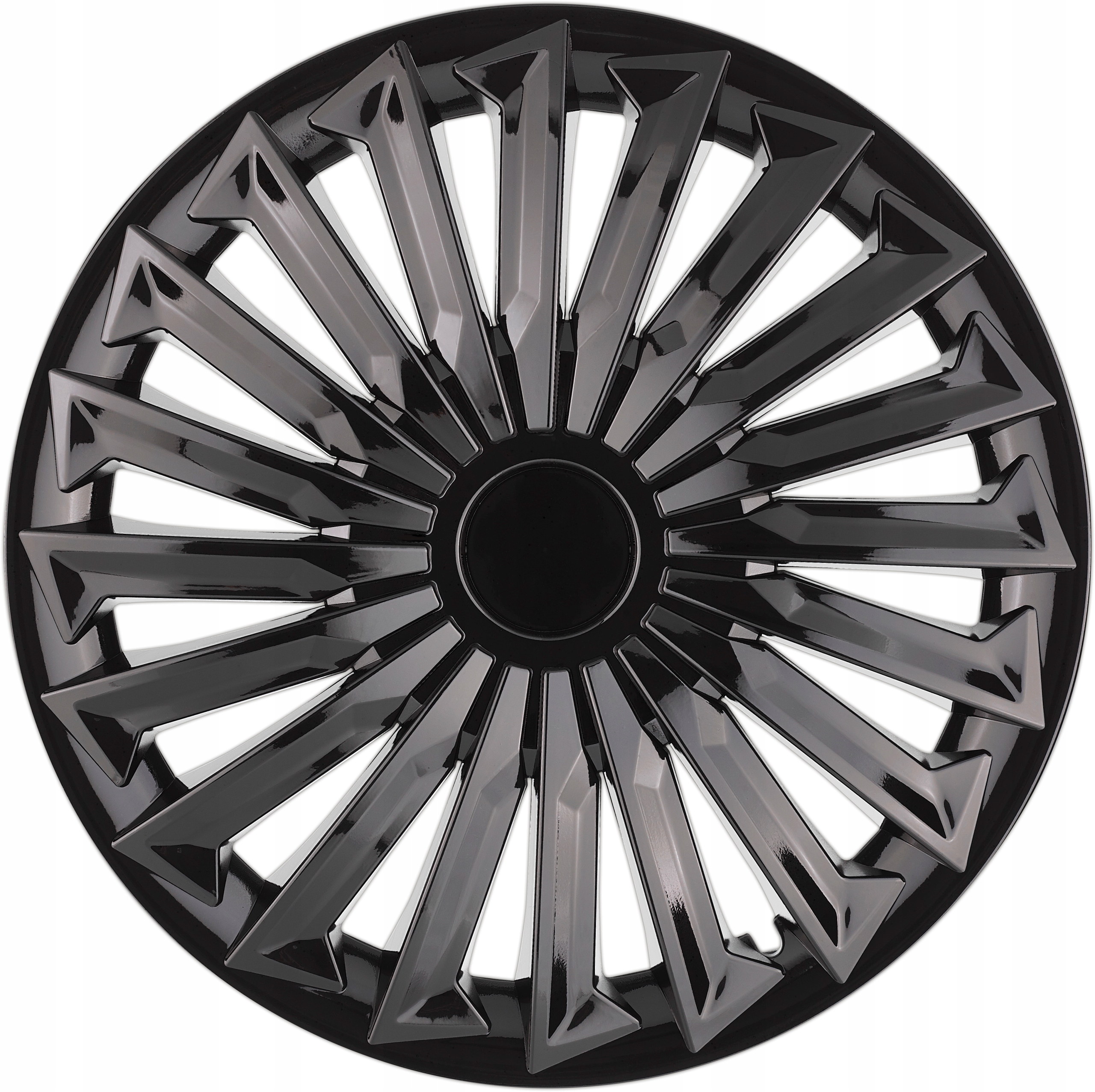 KOŁPAKI JESTIC JOY CZARNY POŁYSK 16 CALI