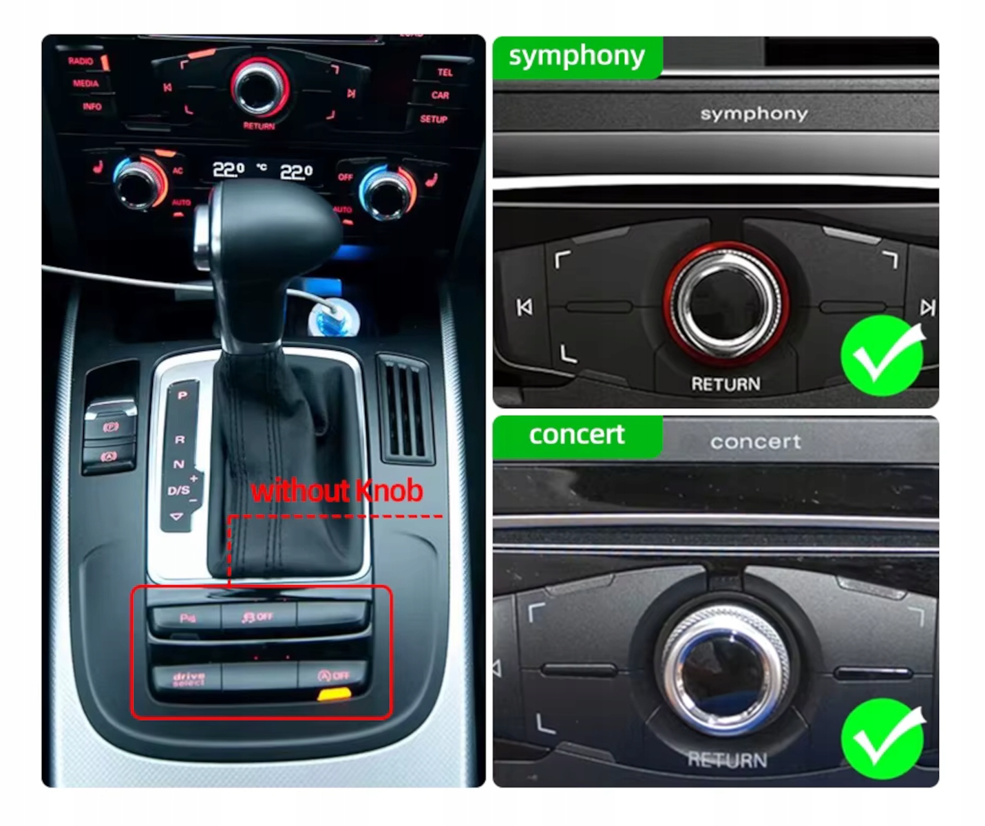 Moduł Carplay Android Auto do Audi A4 B8 / A5 8T / Q5 / Audi Concert