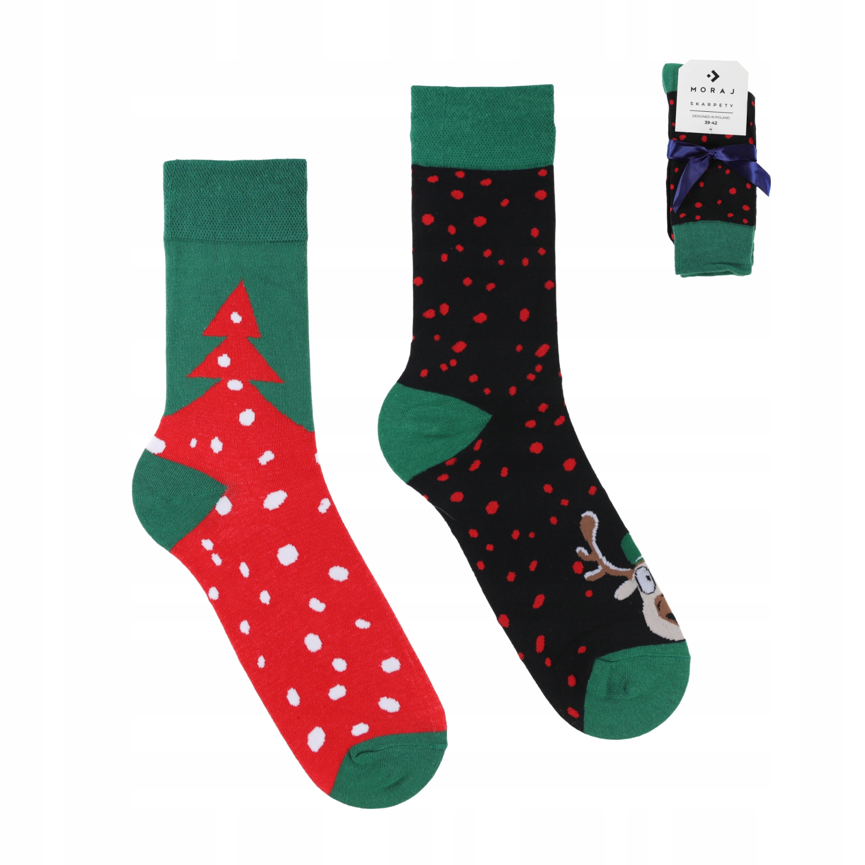 

Skarpety Moraj święta 39-42 gifts line dwupak