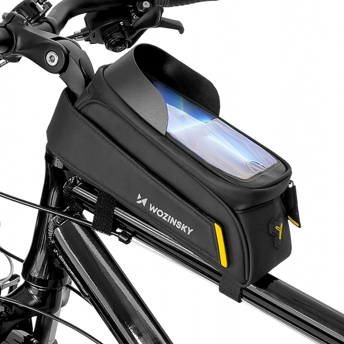 

Wozinsky torba sakwa rowerowa na ramę telefon 1L