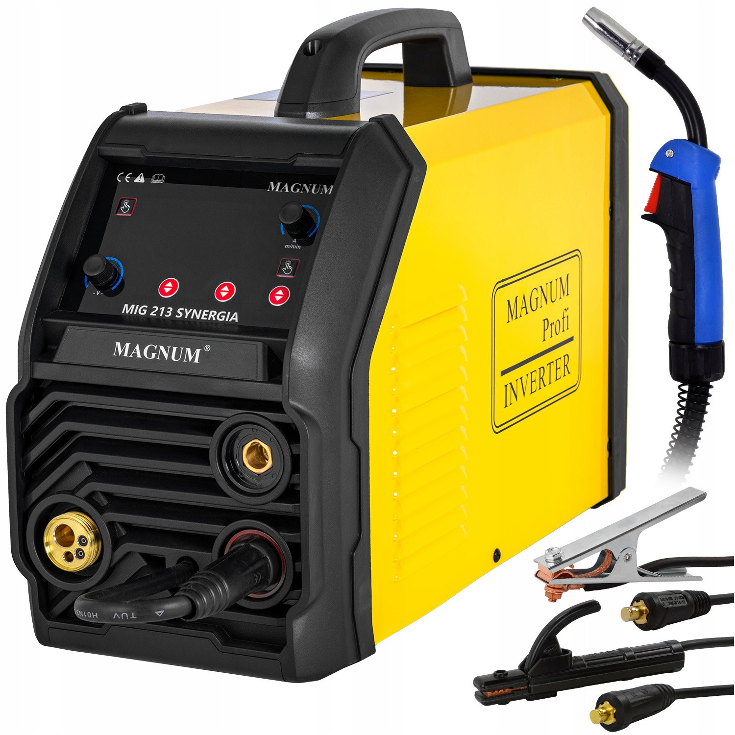 Spawarka Migomat 4w1 Magnum Mig 213 Synergia Spot 2T 4T inwertor Mag Tig