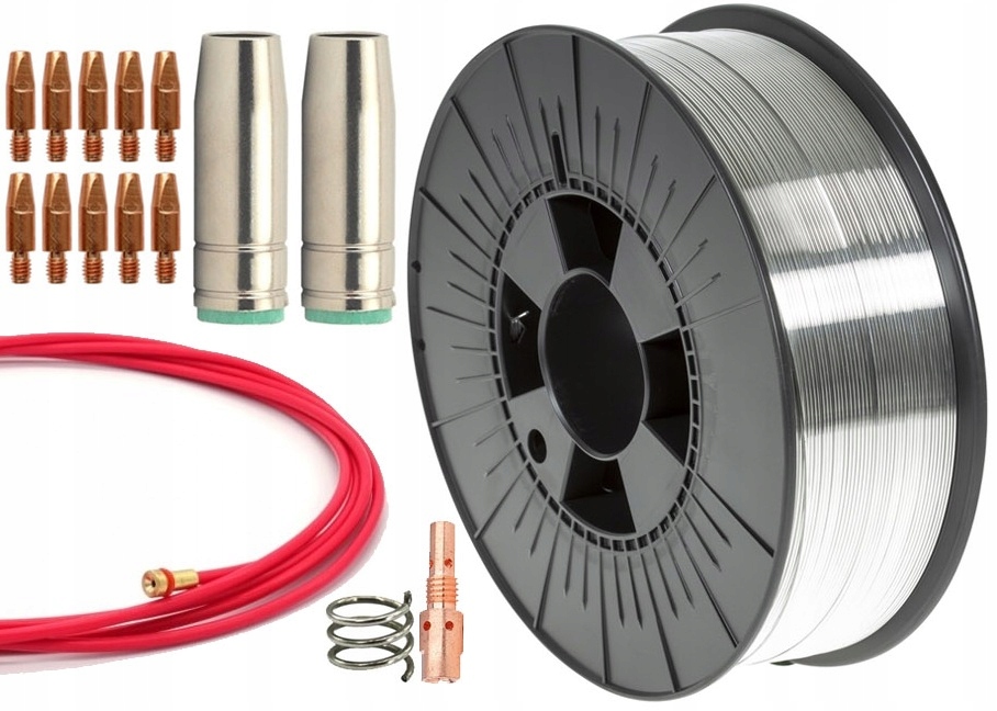 MIGOMAT Zestaw do ALUMINIUM ALU DRUT 2 KG MB25 5m