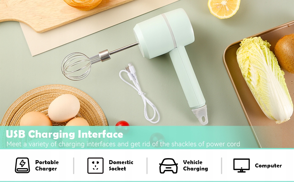 Mikser ręczny Cloud-Coming TSJ174321WDNI0WP 20 W Liczba poziomów prędkości 3