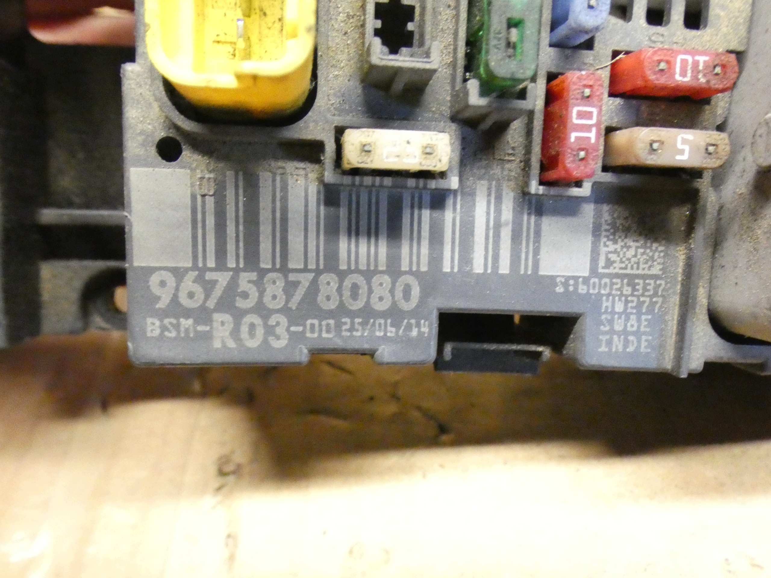 module control unit BSM R-03 R03 9675878080 Scudo Expert Jumpy Proace FV