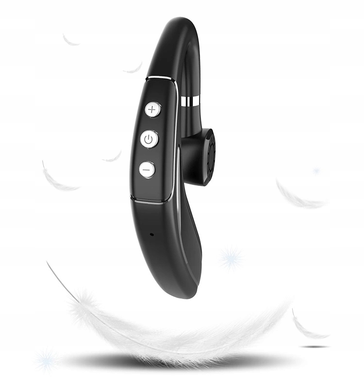 ZESTAW SŁUCHAWKOWY BLUETOOTH 5.0 SŁUCHAWKA do UCHA Zasięg 1 m