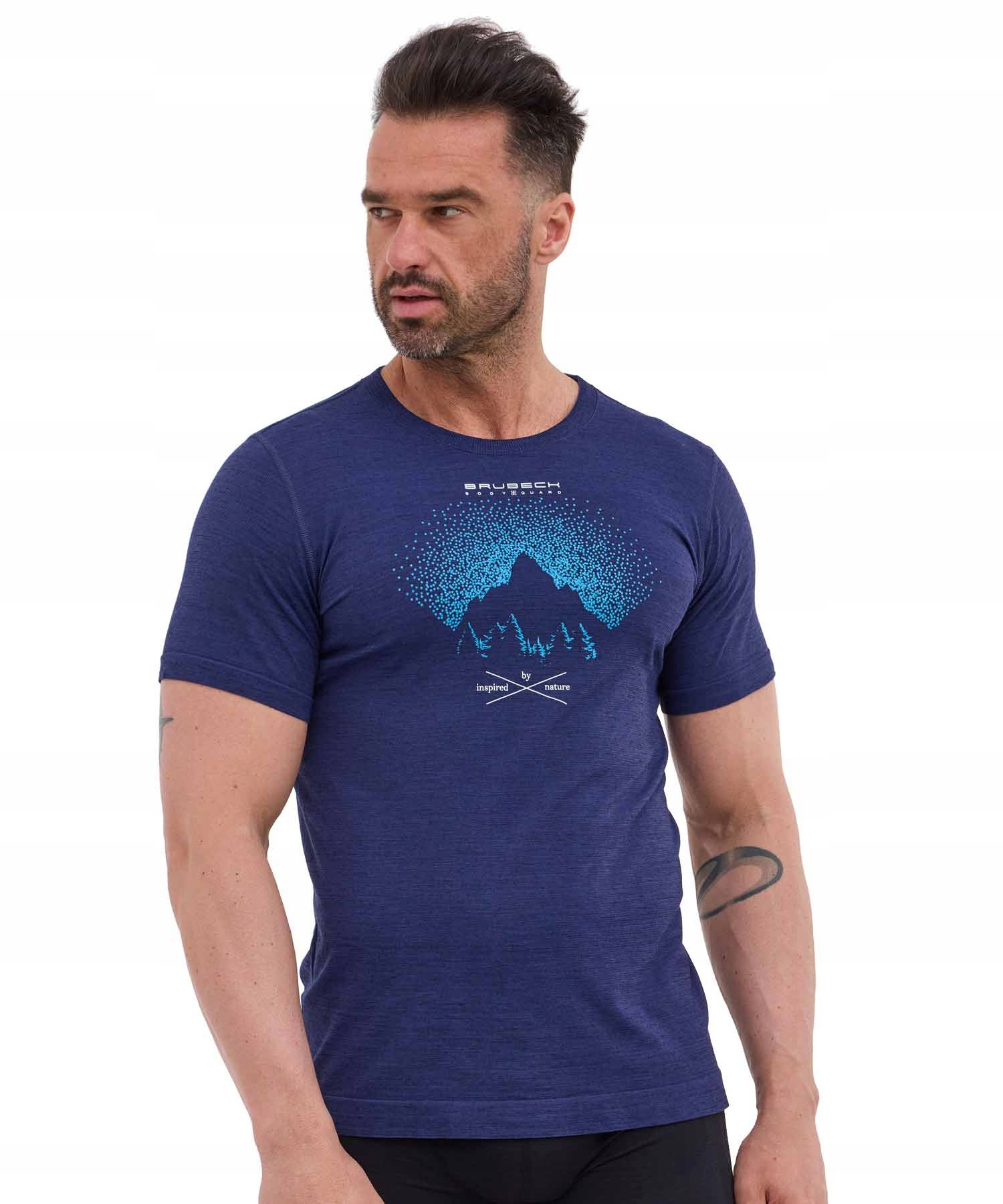 Brubeck Koszulka termoaktywna męska L Merino Outdoor Wool Pro