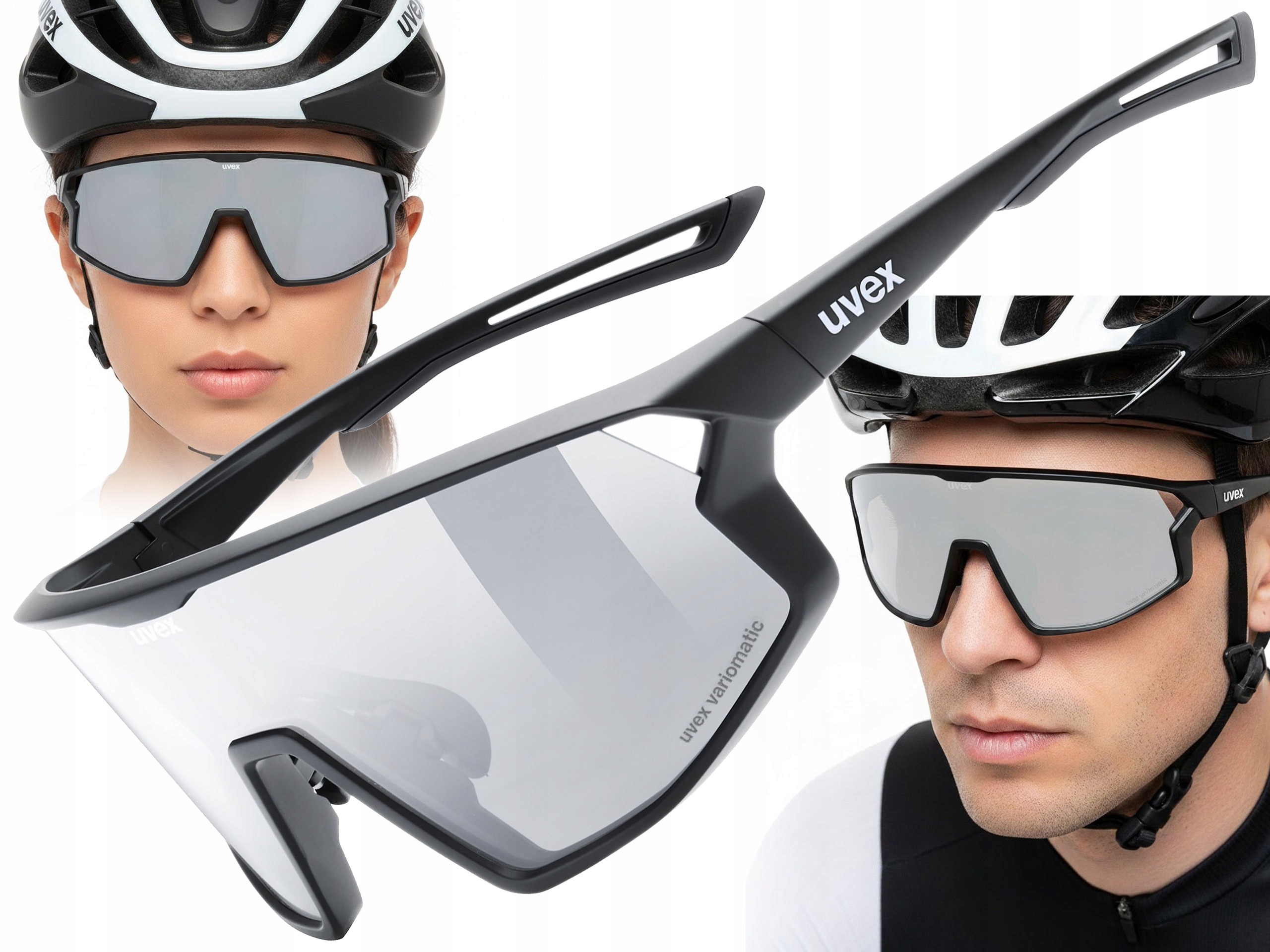 Sluneční brýle Uvex V black matt/litemirror silver (S1–S3)