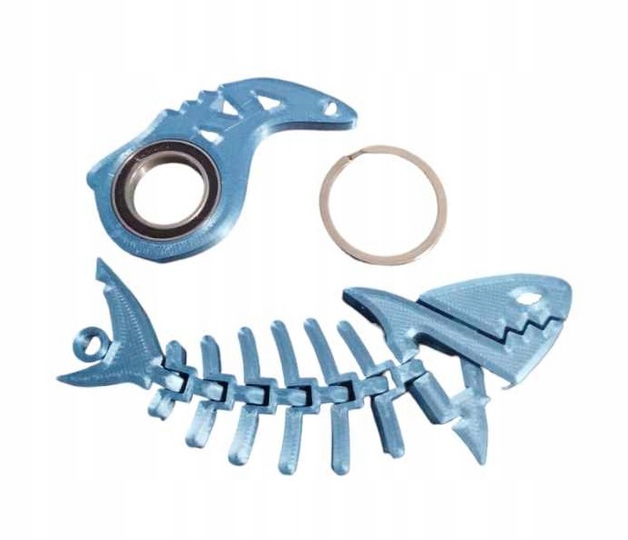 Brelok do Kluczy KEYRAMBIT KEYSPINNER+ REKINEK MISTICK PURPLE HIT TIKTOK Materiał plastik