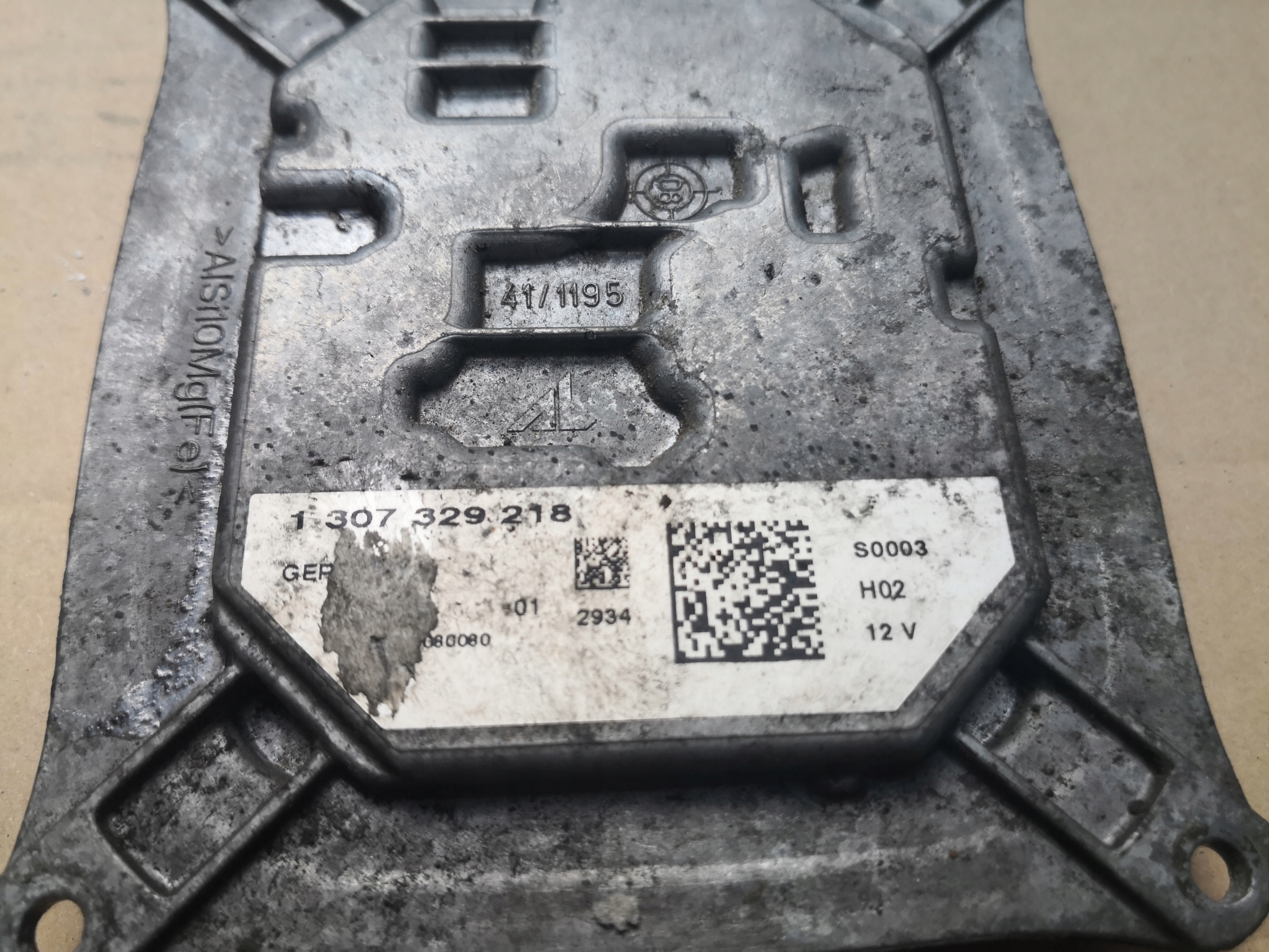 control unit XENON AUDI A4 B8 1307329218