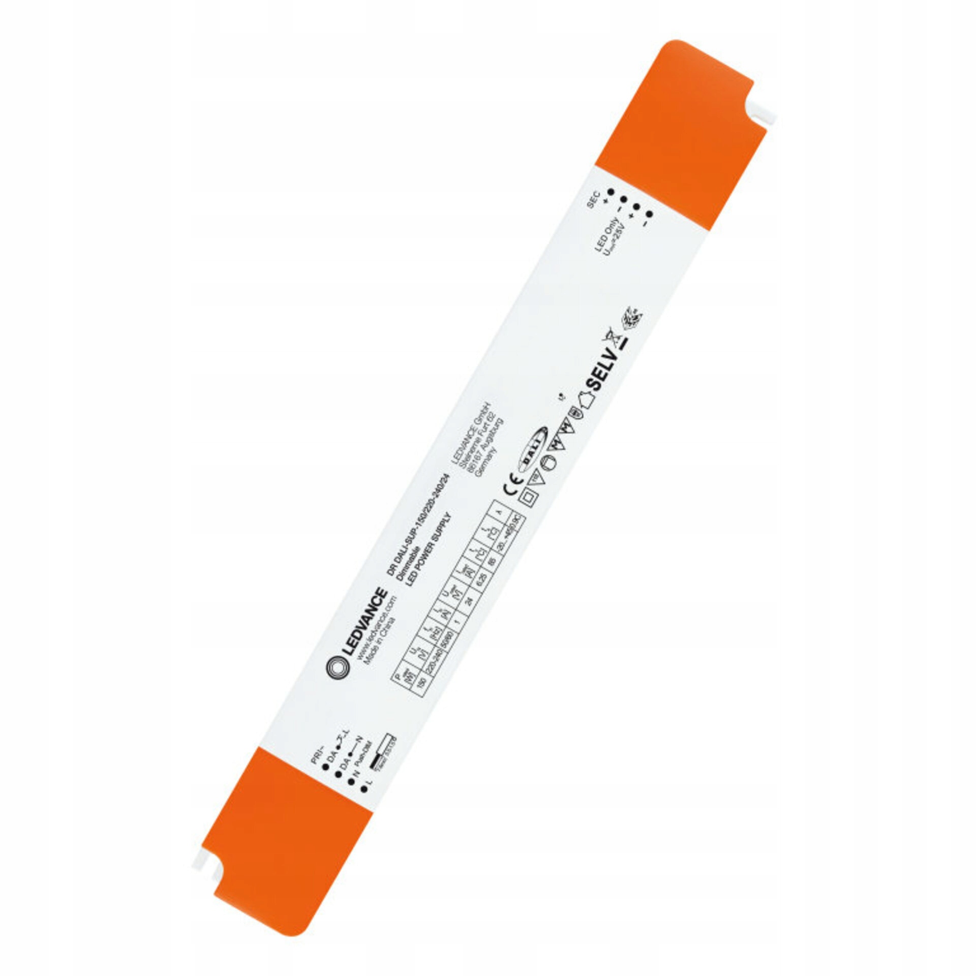 Ledvance Dr Dali-sup 150W 24V DALI-2 napájací zdroj pre Led, IP20