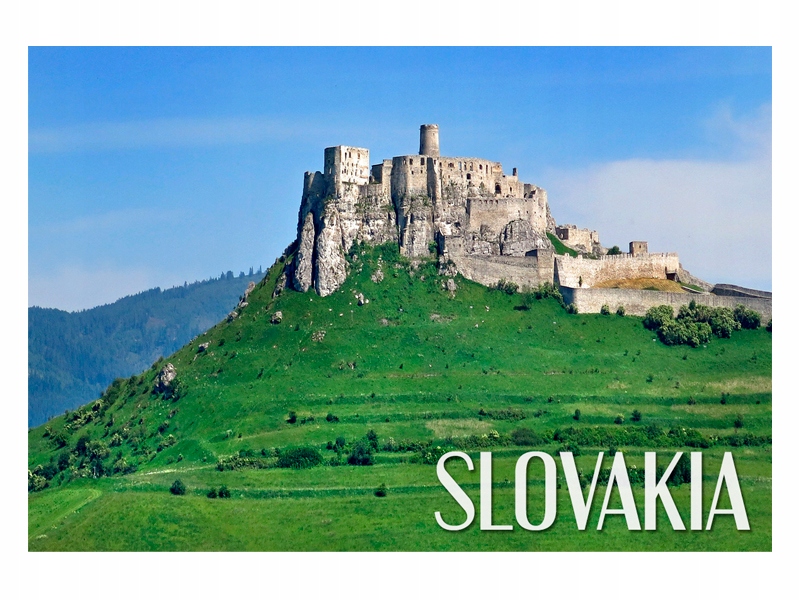 

Słowacja Zamek Spiski Magnes na lodówkę