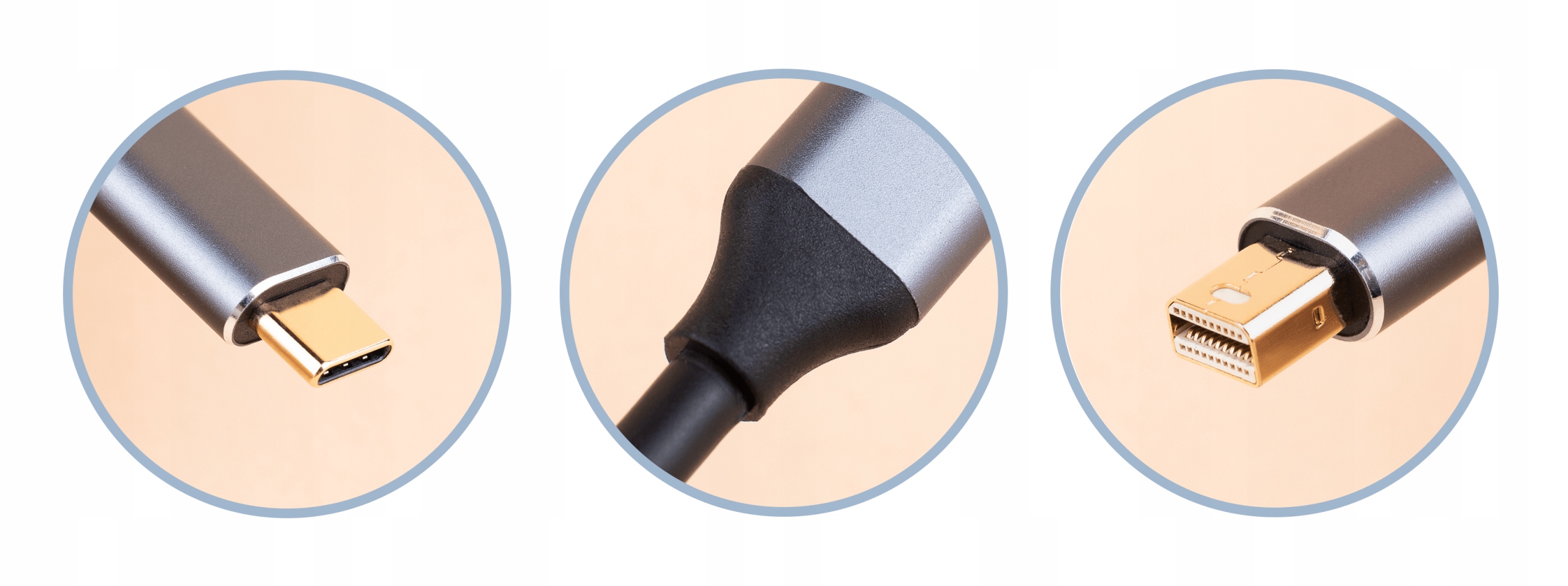 Kabel Thunderbolt USB-C Mini DisplayPort 4K 60Hz Marka Reagle