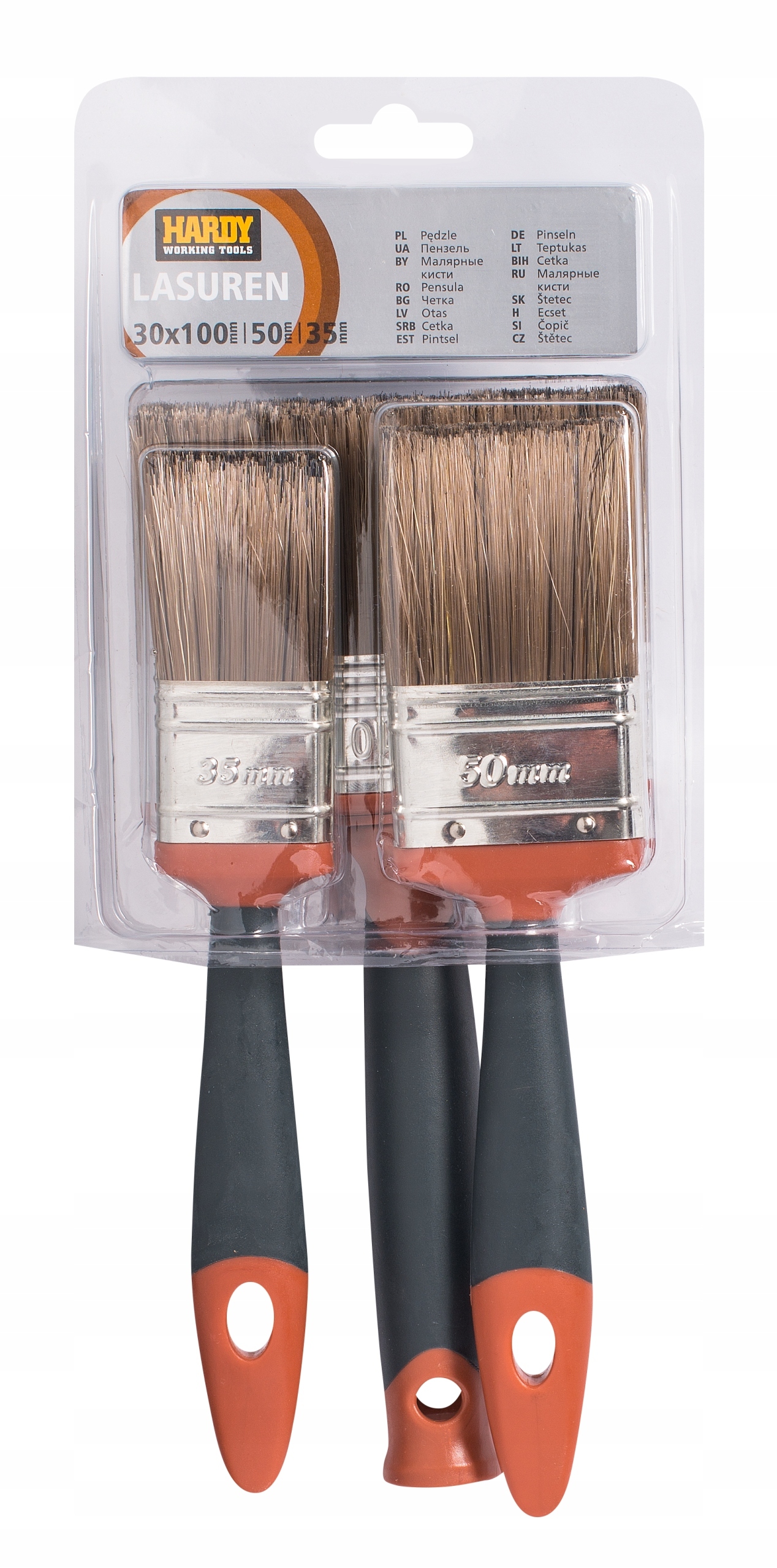 

Zestaw Pędzli Do Drewna 3SZT. Hardy 0280-080003