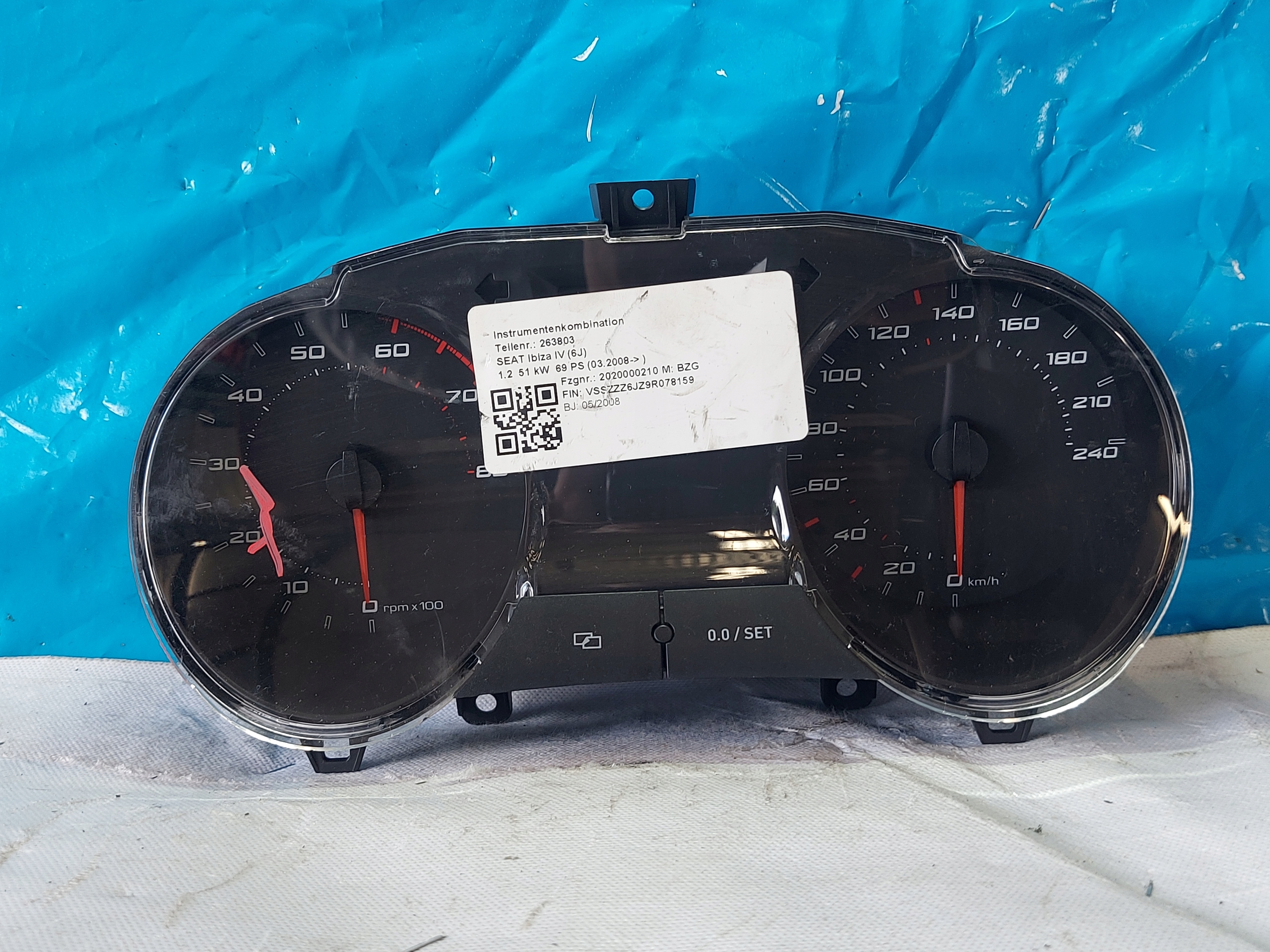dials clock IBIZA IV 1.2 B 6J0920800K