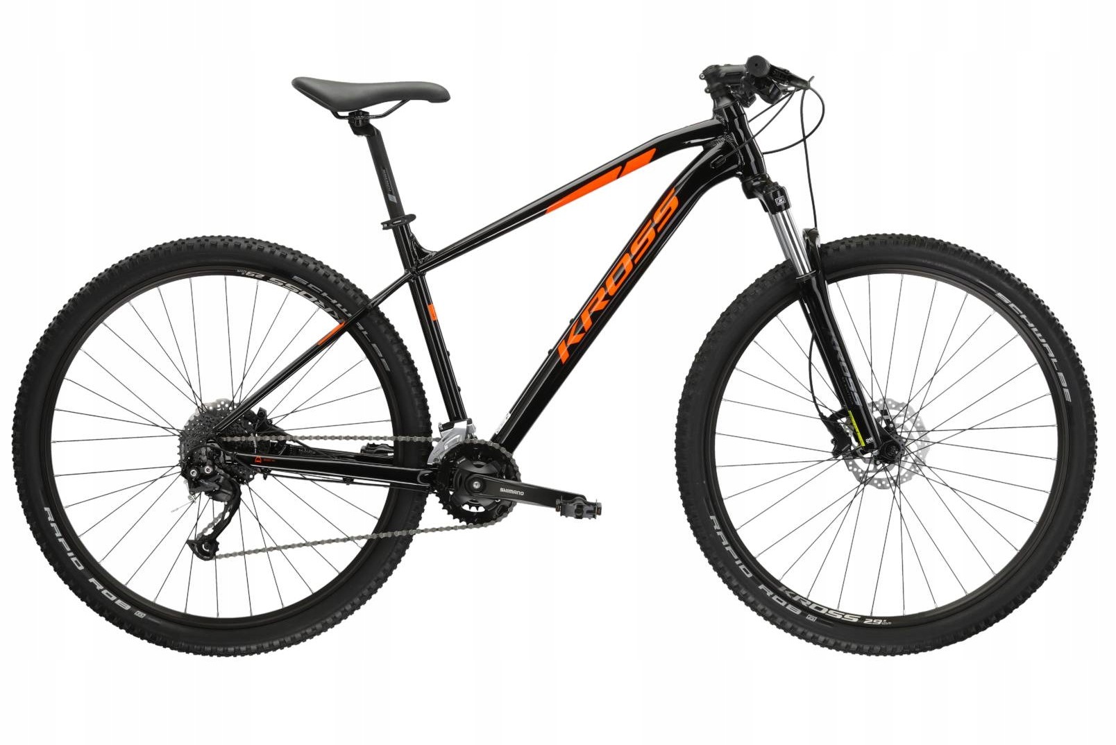 Rower Kross Level 1.0 Disc 29" Mtb Górski black orange 17" M