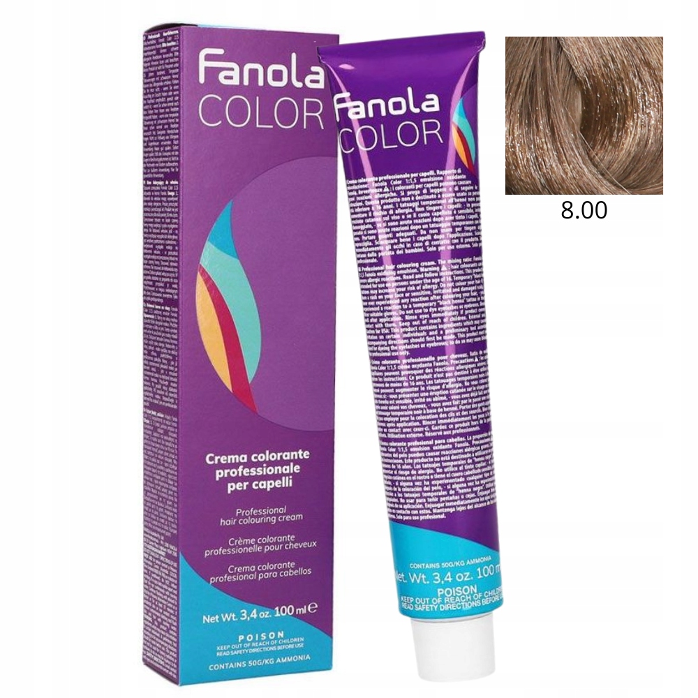 

Fanola Crema Colore 8.00 100ml farba do włosów