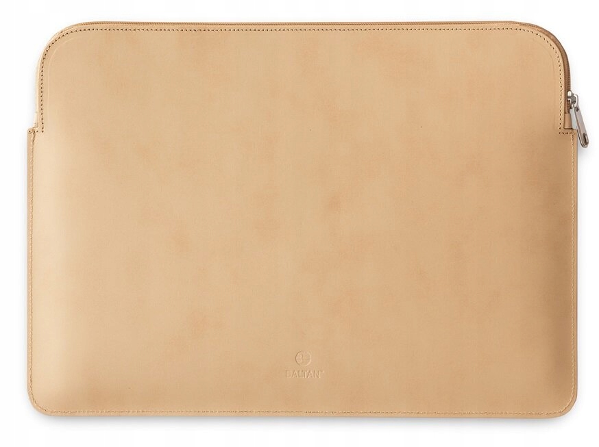 BALTAN Etui skórzane z zamkiem do MacBooka Air 15" M4 beżowe — 5